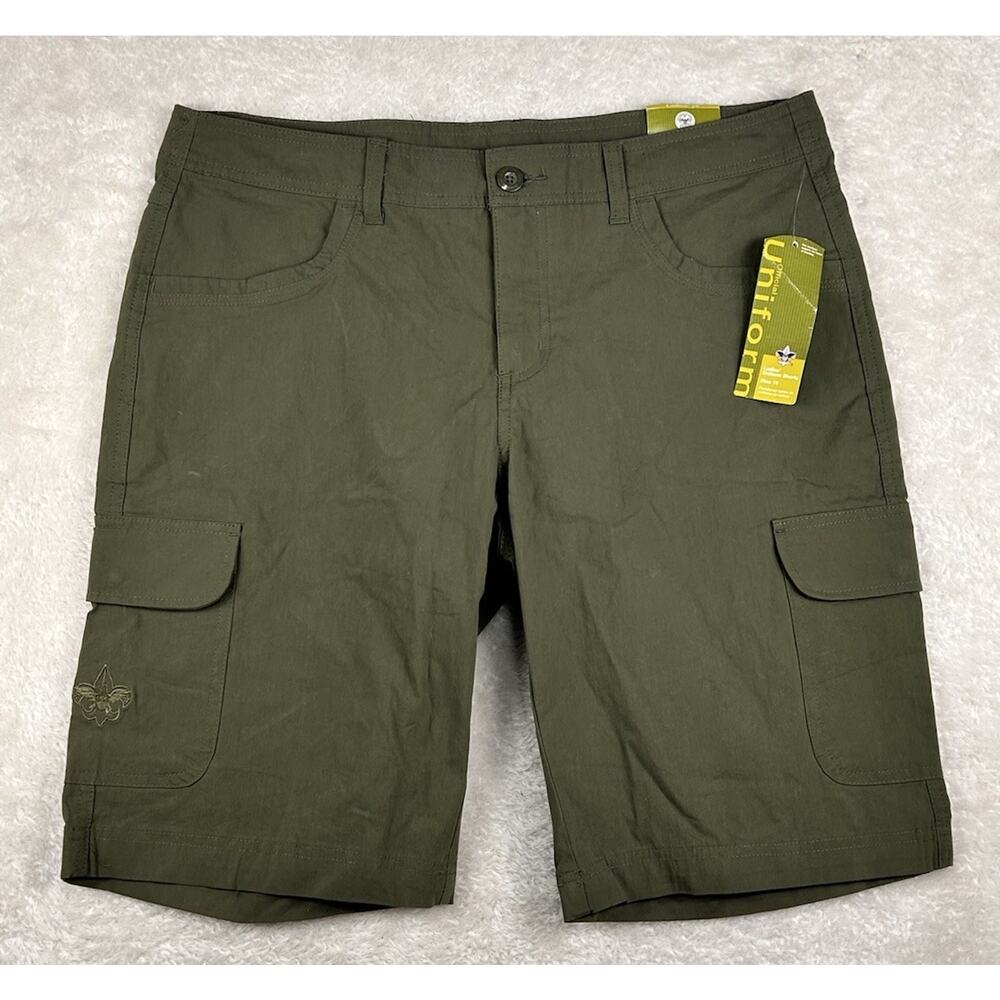 Women's Ladies BSA Boy Scouts Of America Centennial Uniform Shorts Size 10